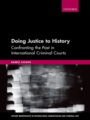 cover image of Doing Justice to History